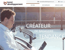 Tablet Screenshot of branddeveloppement.com